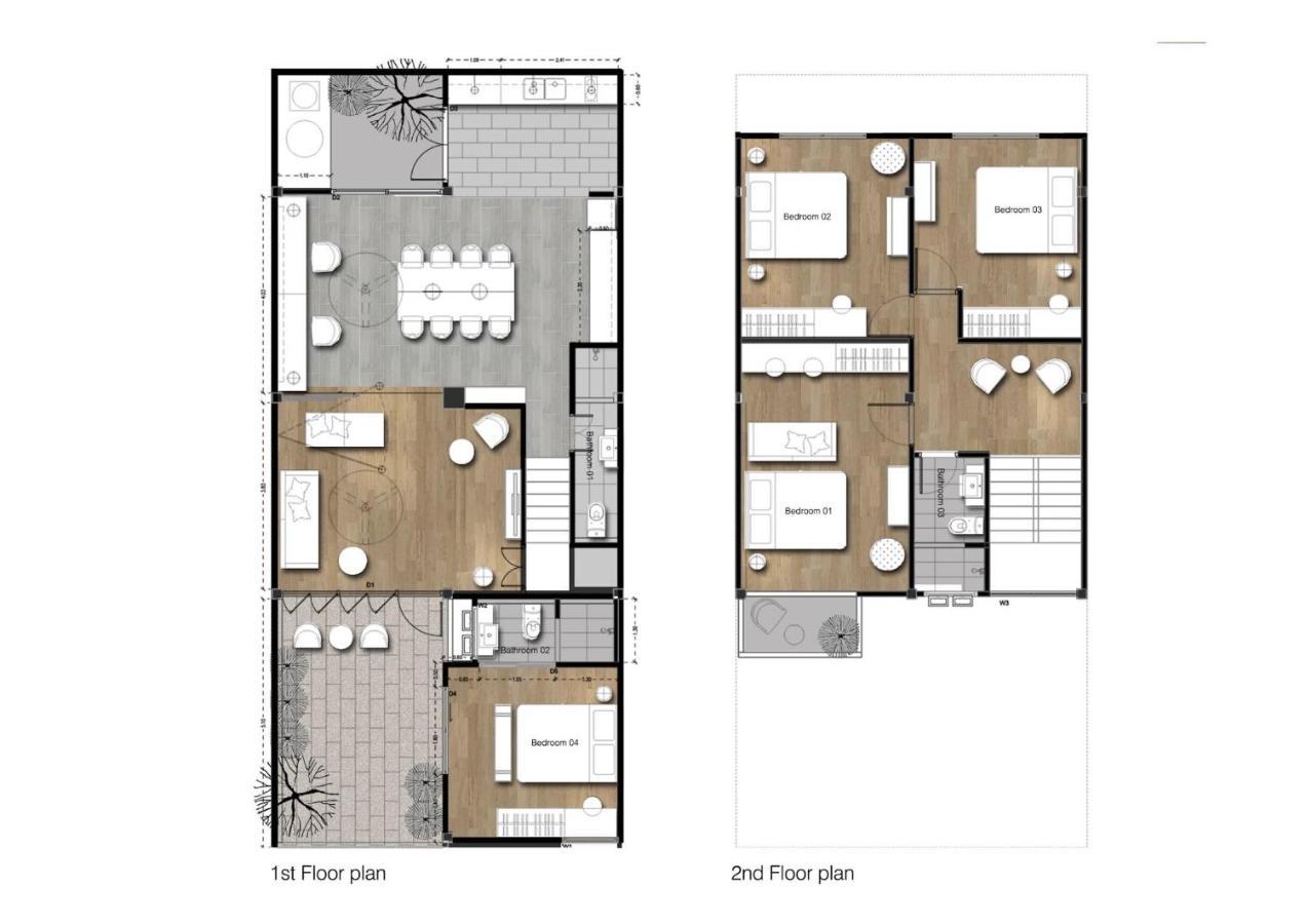 Aridom Designer Loft House Villa Bangkok Kültér fotó
